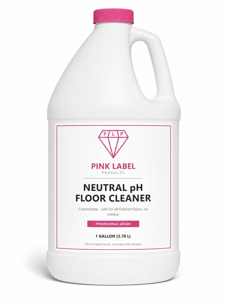 Pink Label Neutral pH Floor Cleaner bottle