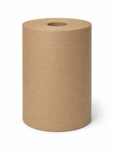Hardwound Paper Towel Rolls — 8 Inch, Brown