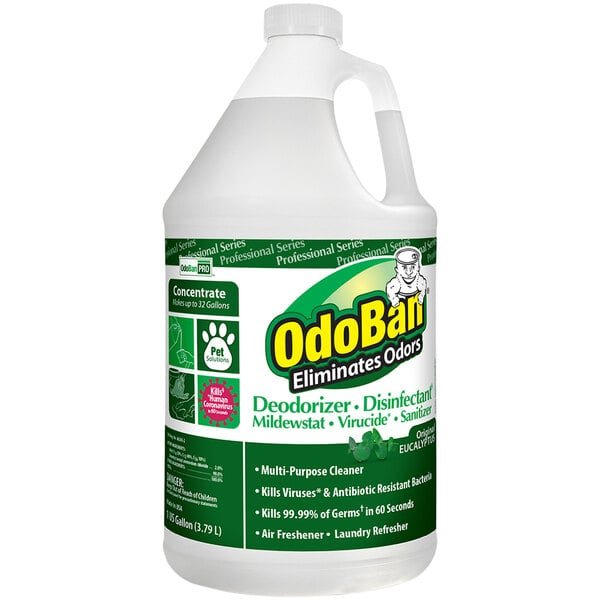 OdoBan Odor Eliminator & Disinfectant Concentrate - Eucalyptus, 1 Gal