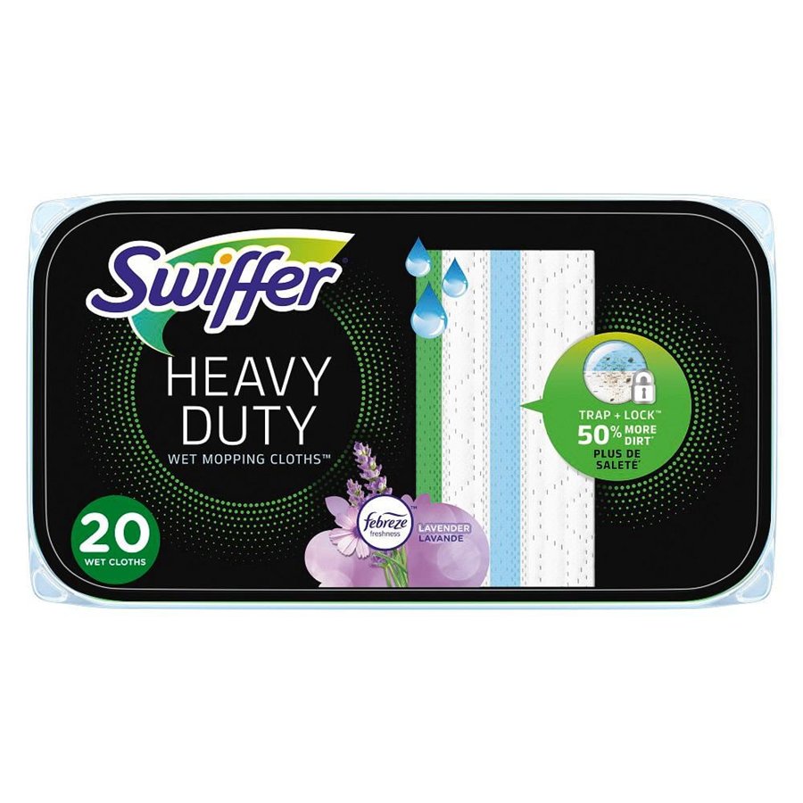 Swiffer Sweeper Wet Heavy Duty Cloth Refills - Lavender and Vanilla