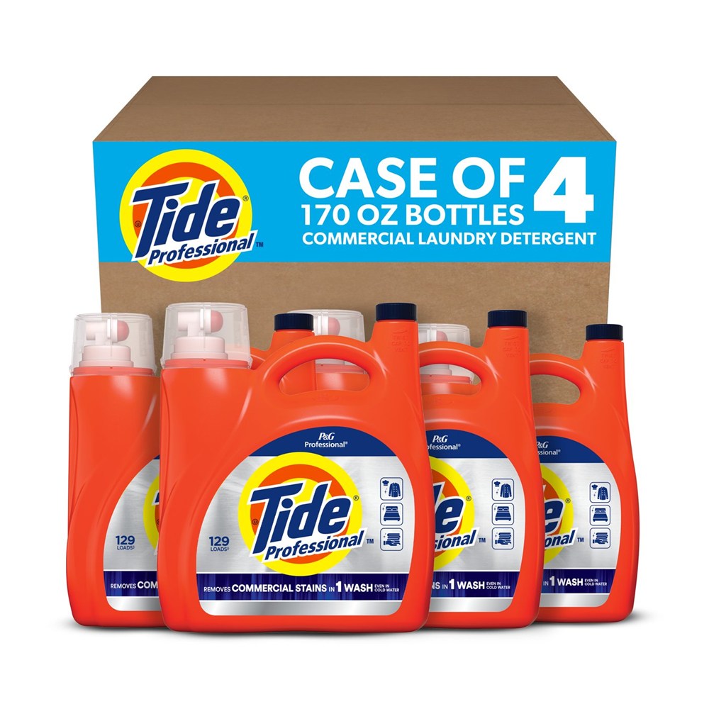 Tide Professional Commercial Liquid Laundry Detergent - 170 fl oz, HE