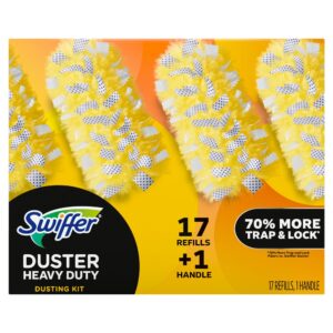 Swiffer Heavy Duty Duster Kit — 1 Handle + 17 Refills